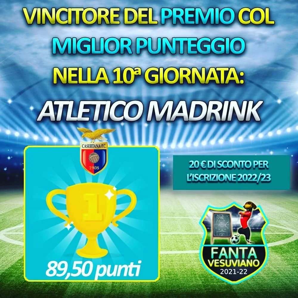 I Edizione FantaSUM miglior-punteggio-10-giornata