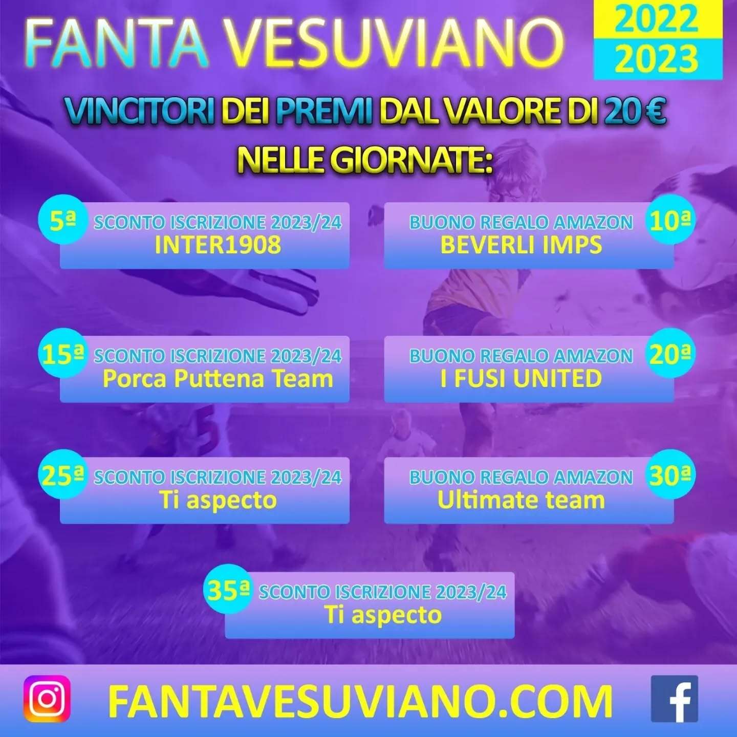 II Edizione FantaSUM miglior punteggio